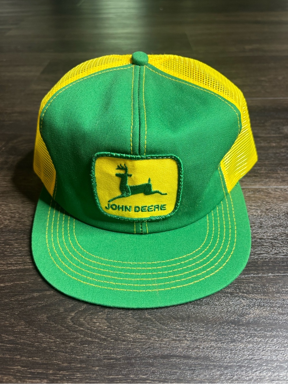 VINTAGE John Deere K Products - Mesh Trucker Snapback Hat Cap